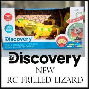 NEW Discovery Kids Robot RC Frilled Lizard Wireless Controller with Motion Activ